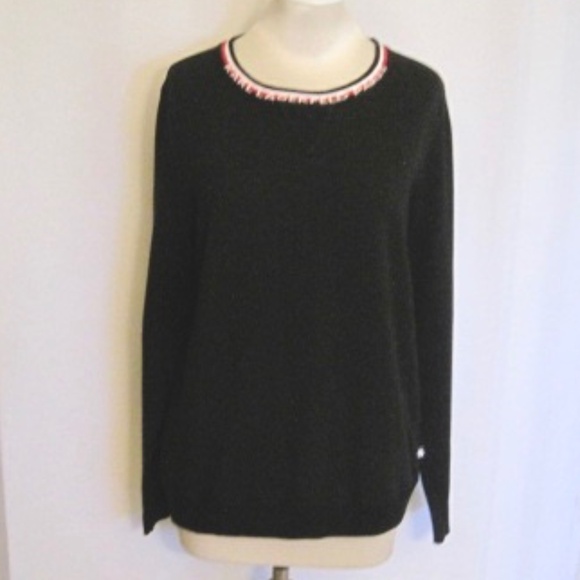Karl Lagerfeld Knit Pull-Over Top - Picture 1 of 8